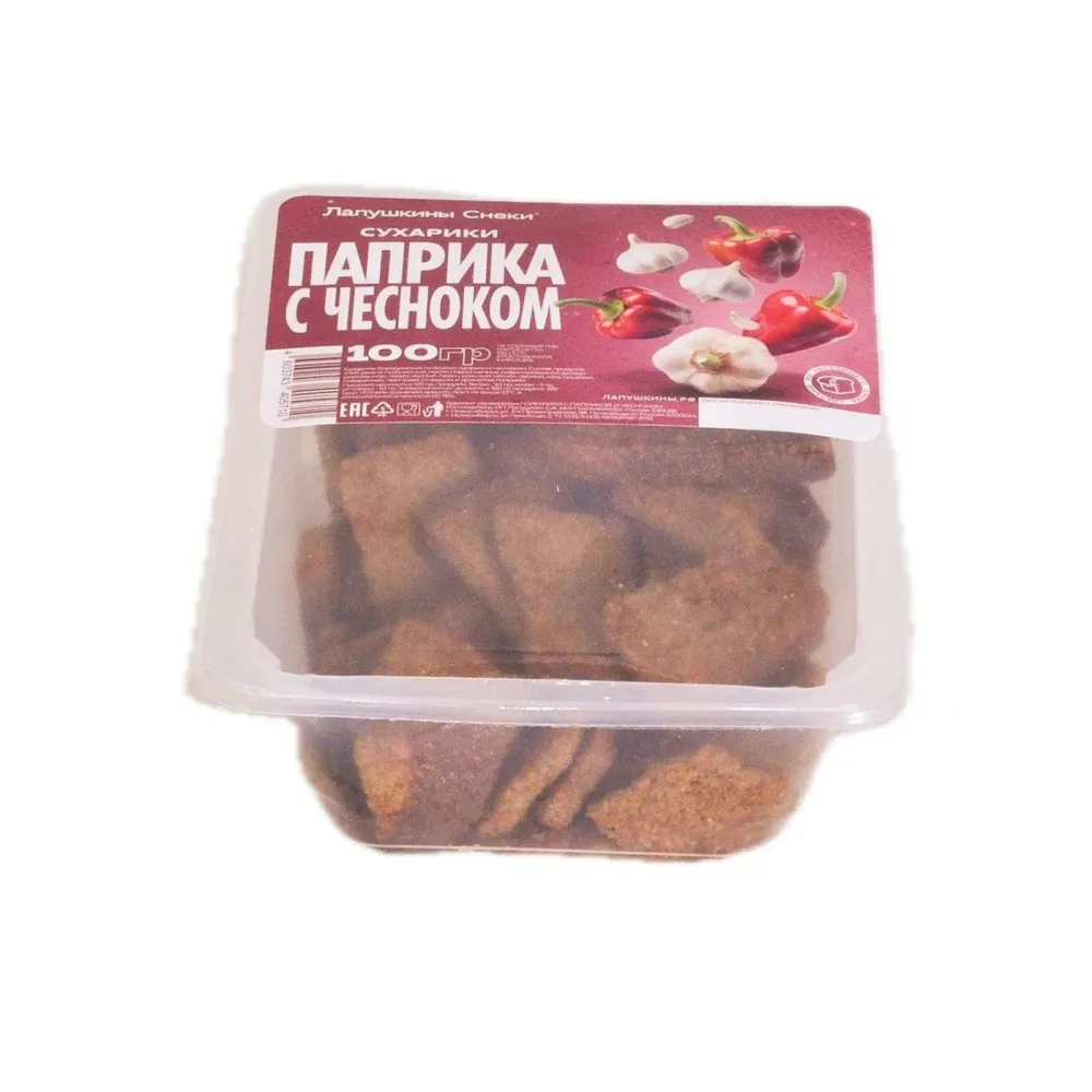 Сухарики "Чеснок и Паприка" 100 гр