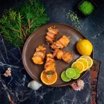 Шашлычки из Сома х/к (короб 2 кг), кг
