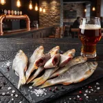 Окунь речной вяленый (короб 5 кг), кг