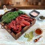Икра трески вяленая ястычная (пакет 0,5 кг)