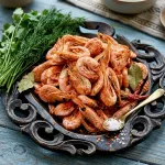 Креветка вяленая со вкусом копчения (пакет 0,45кг)