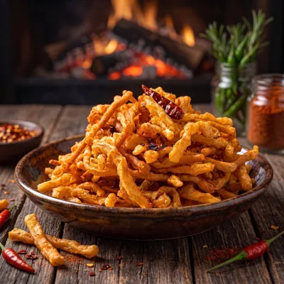 Сыр Жареный "Воздушный с остренькими тайскими специями" ТМ Вкуснярики шт/0,5 кг