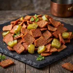 Гренки ржаные со вкусом малосольных огурчиков шт/1кг
