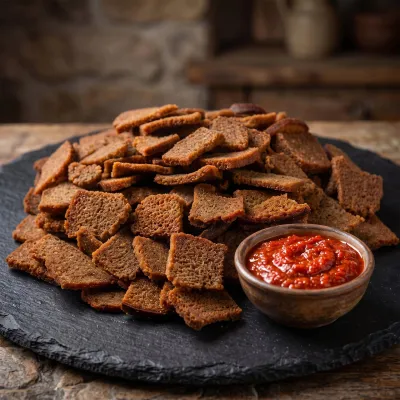Гренки ржаные с аджикой шт/1кг