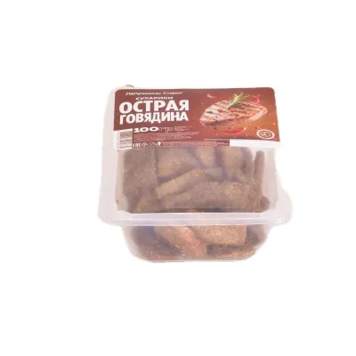 Сухарики "Говядина острая" 100 гр
