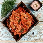 Креветка вяленая с морской солью (пакет 0,45кг)