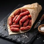 Колбаски сырокопченые с сыром шт/0,5кг