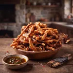 Сыр Жареный "Воздушный со вкусом ребрышки гриль по-аргентински" ТМ Вкуснярики шт/0,5 кг