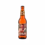 Пивной напиток "Банька" фильтрованный пастеризованный 0,45л ст.б/12 шт уп.