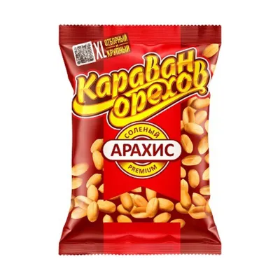 Арахис соленый "Караван орехов" шт/ 50г