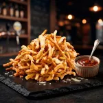 Сыр Жареный "Воздушный со вкусом барбекю" ТМ Вкусняшка шт/0,5 кг