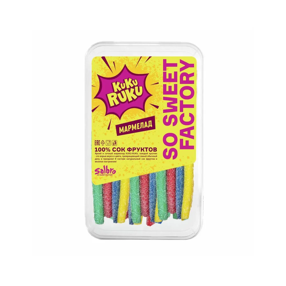 KUKU RUKU BIGBOX КАРАНДАШ (15г) МИКС КИСЛЫЙ шт/1,5кг