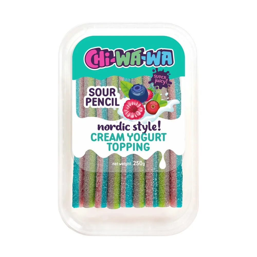 CHI-WA-WA MINIBOX МАРМЕЛАД КАРАНДАШ НОРДИК КИСЛЫЙ шт/250гр