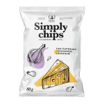 Чипсы картофельные Simply Chips Сыр пармезан с чесноком и зеленью шт/ 80г