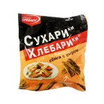 Сухарики хлебные со вкусом семга с сыром ХЛЕБАРИки шт/ 80 гр