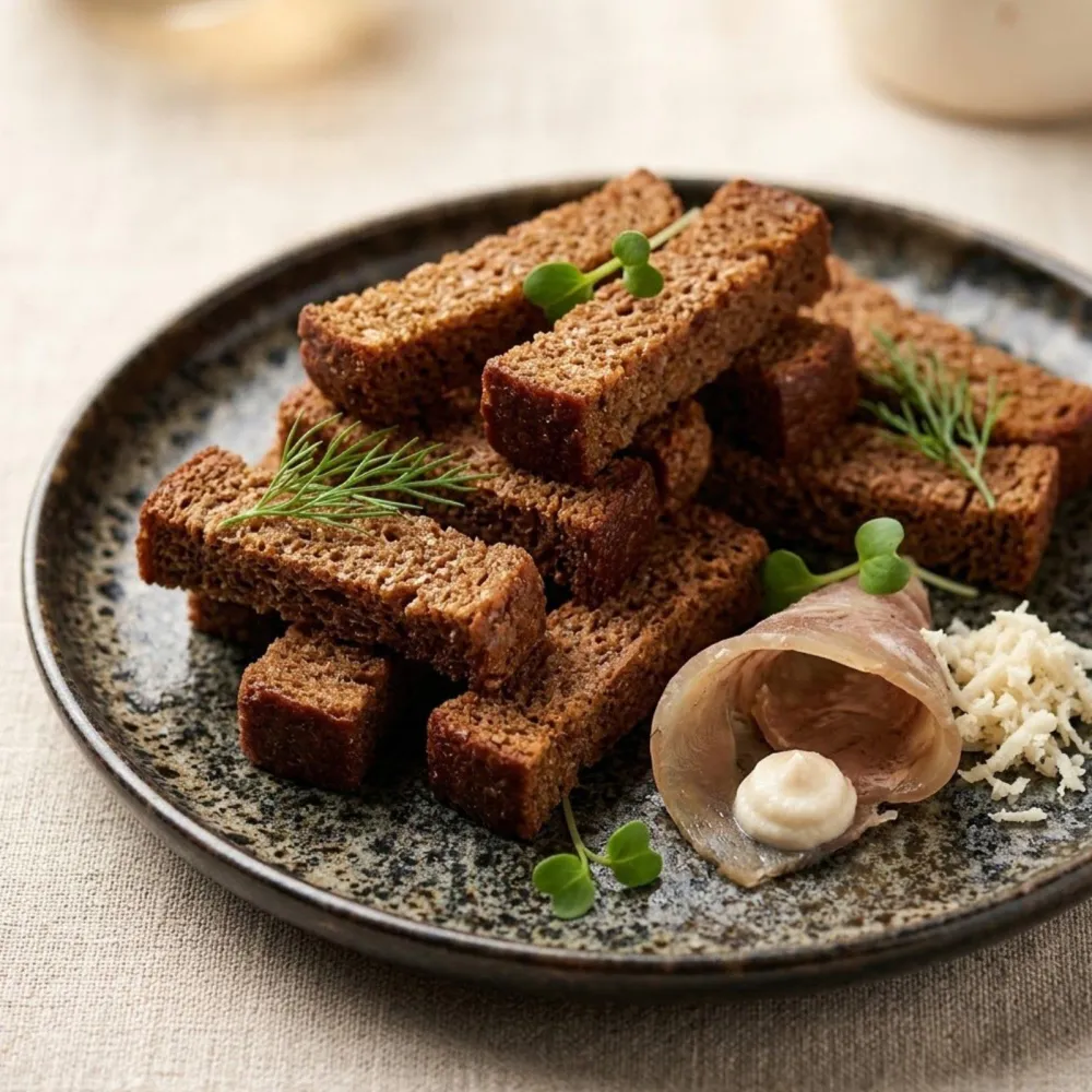 Сухарики хлебные со вкусом холодца с хреном ХЛЕБАРИКИ шт/ 80 гр