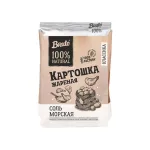 BRUTO KRAFT Чипсы классика соль 120 гр/ 17 шт уп.