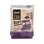 BRUTO KRAFT Чипсы классика чеснок и травы 120 гр/ 17 шт уп.