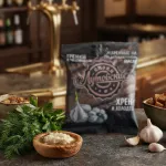 Гренки ржано-пшеничные "Чеснок", п/э пакет, 100 гр