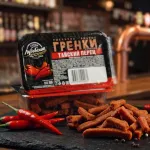 Гренки пшенично-ржаные "Тайский перец", контейнер, 100 гр