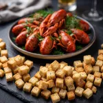 Сухарики пшеничные "Раки с укропом" кубик  кг