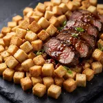 Сухарики пшеничные "Мясо по Корейски" кубик  кг