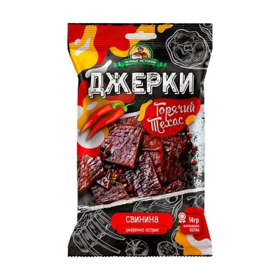 Джерки свиные "Горячий Техас" "Пенные истории" шт/45гр